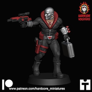 Chrome Face 32mm army builder set 1 3d printed minis  tabletop hardcore miniatures 2