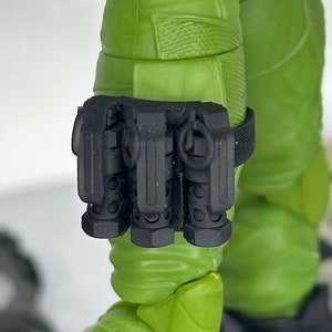Granatenbeinhalter GI Joe Classified im Maßstab 1:12, unbemalt, moderne Ninja-Mezco-Legenden 1:12