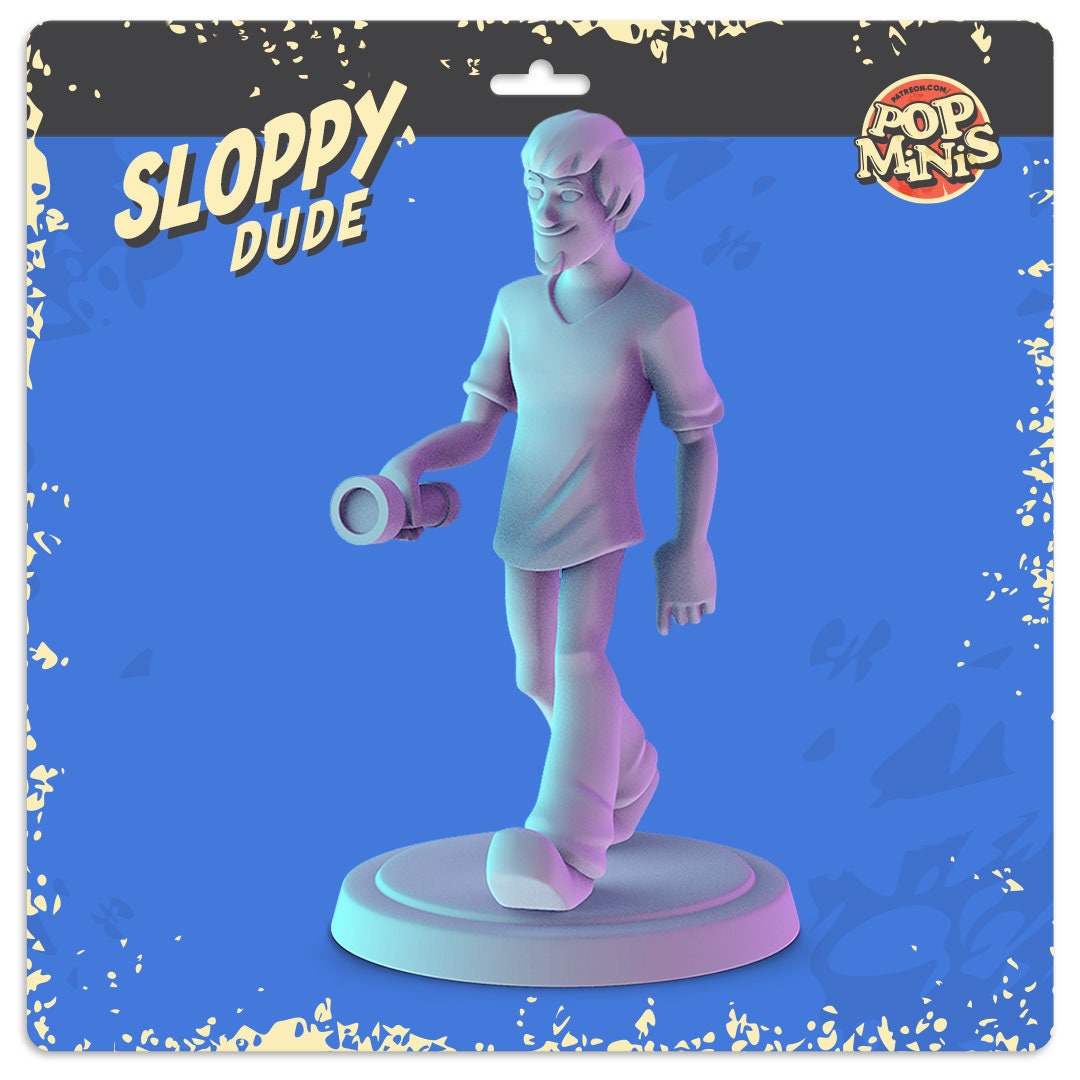 scooby doo cartoon Miniatures - complete set 6 x 36mm Dioramas, tabletop RPGs.  - Picture 12 of 21