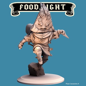 Pizza Assassin -- Food Fight! tabletop gaming DnD 32mm | 75MM