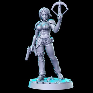 Scarlet - 35mm Scale DnD Miniature | Dungeons and Dragons | RN Estudio | GI Joe Cobra