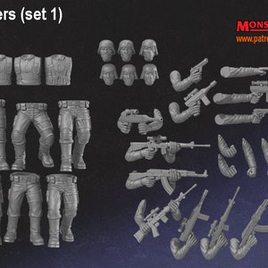 Cobra troopers 28mm army builder set 1 3d printed minis GI Joe tabletop