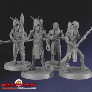 SG Royal Guard 28mm army builder set 1 3d printed minis GI Joe tabletop
