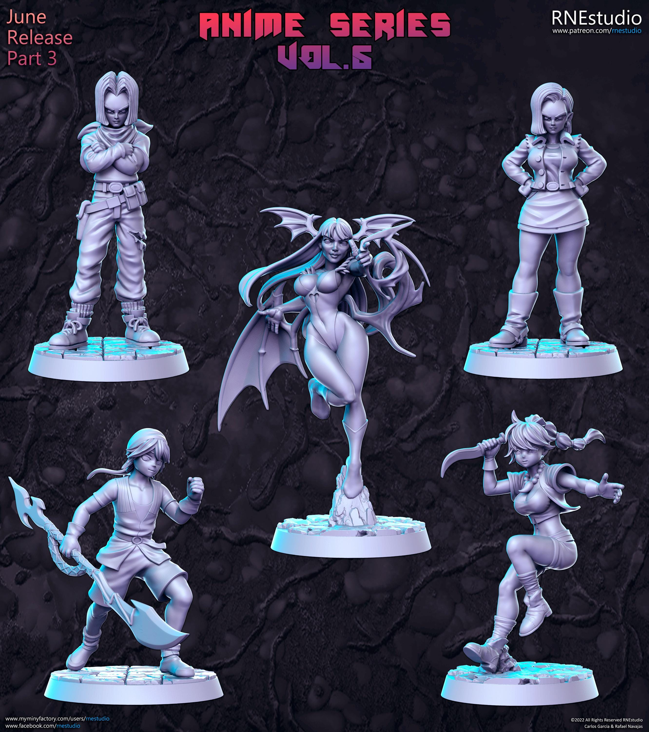 Anime Series DnD Miniature Set: Fantasy Tabletop RPG Figures - Picture 7 of 12