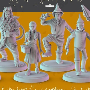 Wizard Of Oz 3D-geprinte mini's Popmini 34 mm nostalgie dnd gaming