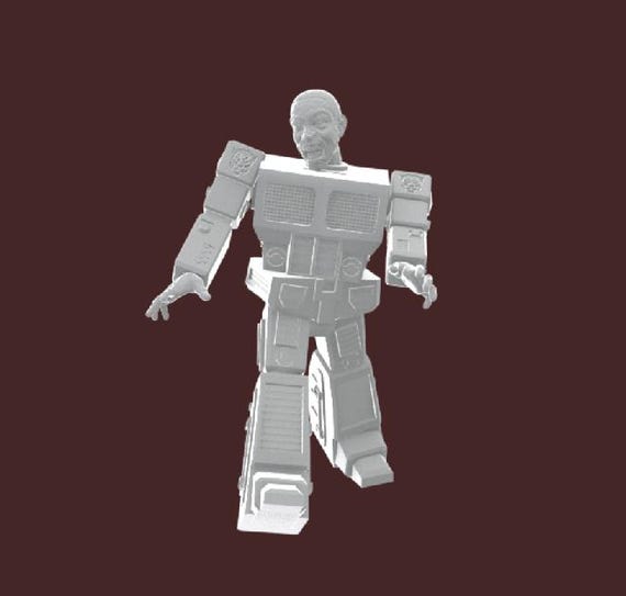 Transforming Robot Zombie ZOMBIE-CON the Walking Nerds 32mm