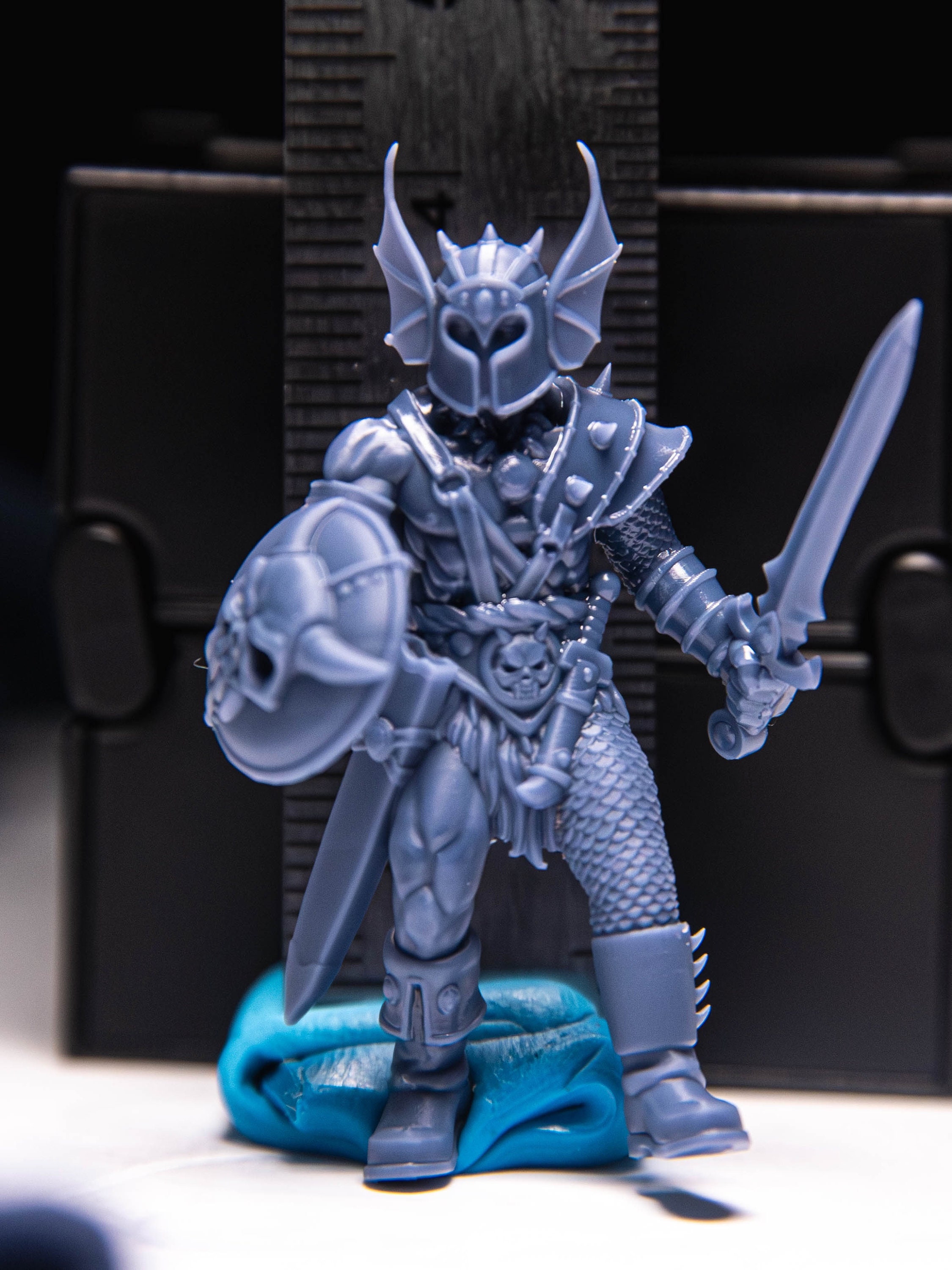 Warduke Villain DnD Cartoon Show Miniatures Unpainted 28mm or 32mm Dungeons and Dragons