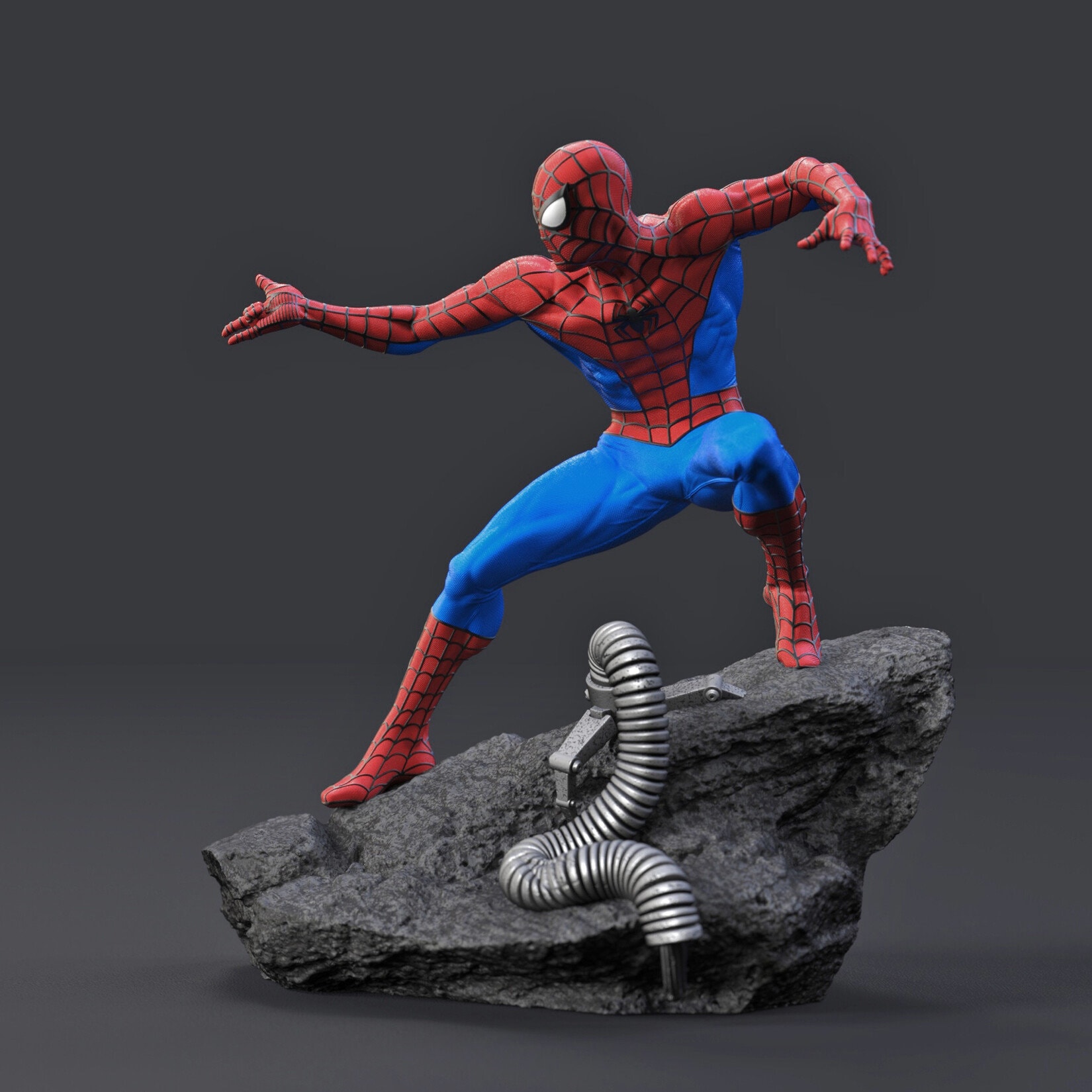 スパイダーマン 3Dプリントモデル スパイダーバース マーベル