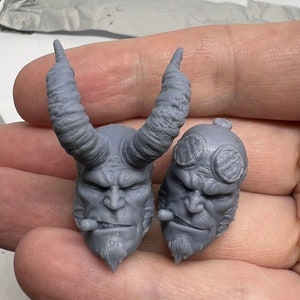 HellBoy custom 6&quot; action figure custom head set mezco one12, 1000toys, Figma, classified