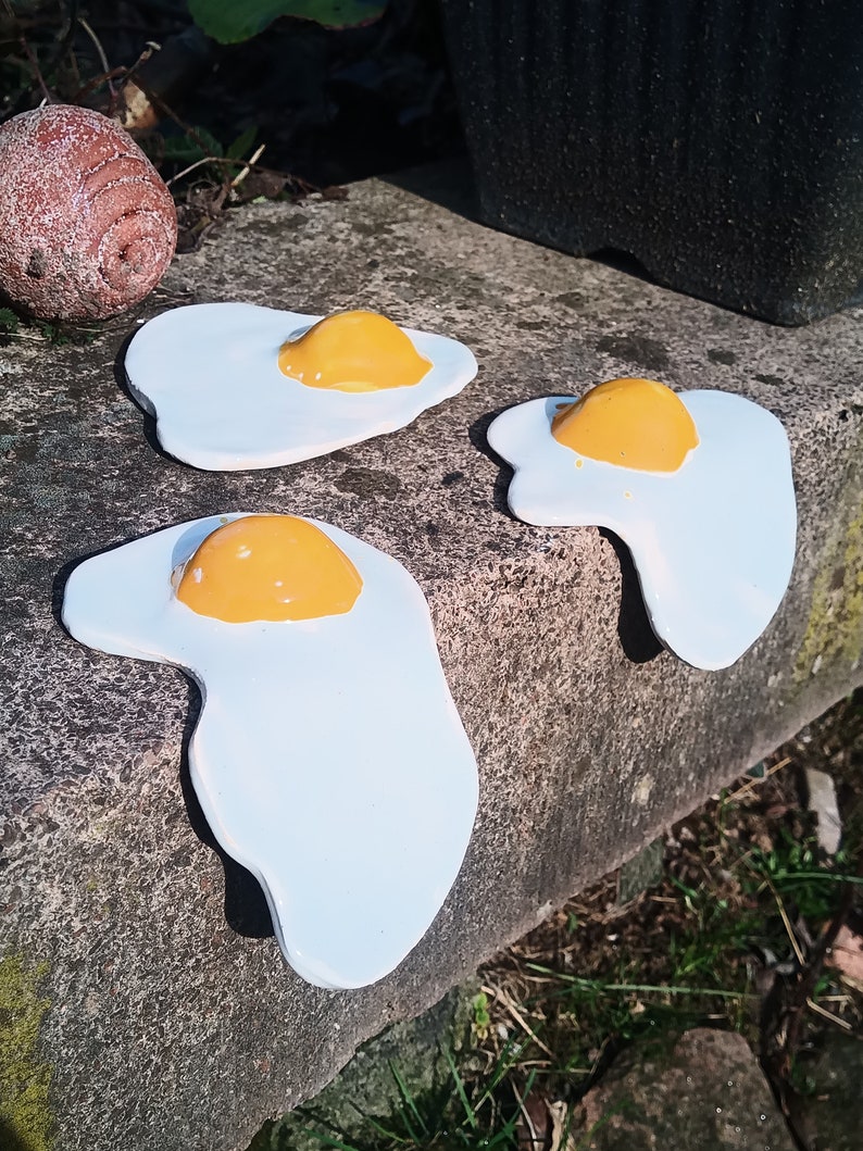 Osterdekoration, Eier, Spiegeleier, Küchendeko, Ostern Bild 8