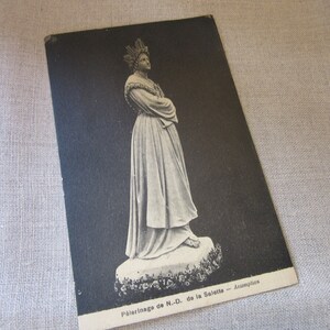 Postal francesa Ephemera Religious Relic Post Card / Elija su favorito / mercado francés Encontrar / Elija su ángel!