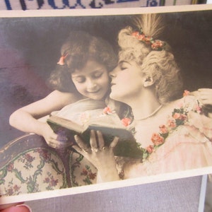 Francés Vintage Damas / Francés Ephemera Postales / Coleccionable / Entusiasta y Coleccionista / Elección