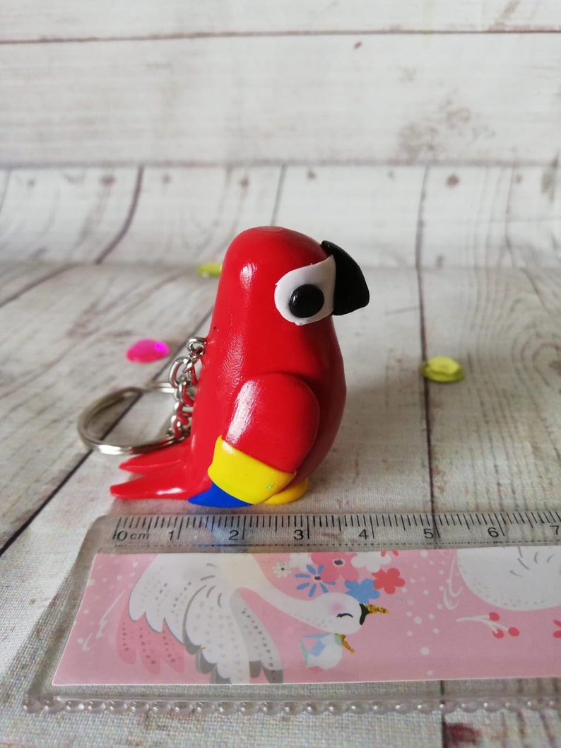 Adopt Me Toy Parrot Charm Gift Surprise Handmade Craft Polymer Etsy