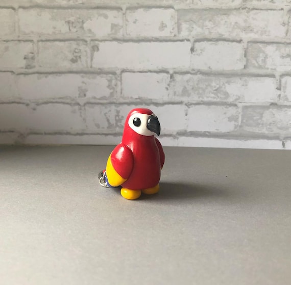 Adopt Me Toy Parrot Charm Gift Surprise Handmade Craft Polymer Etsy