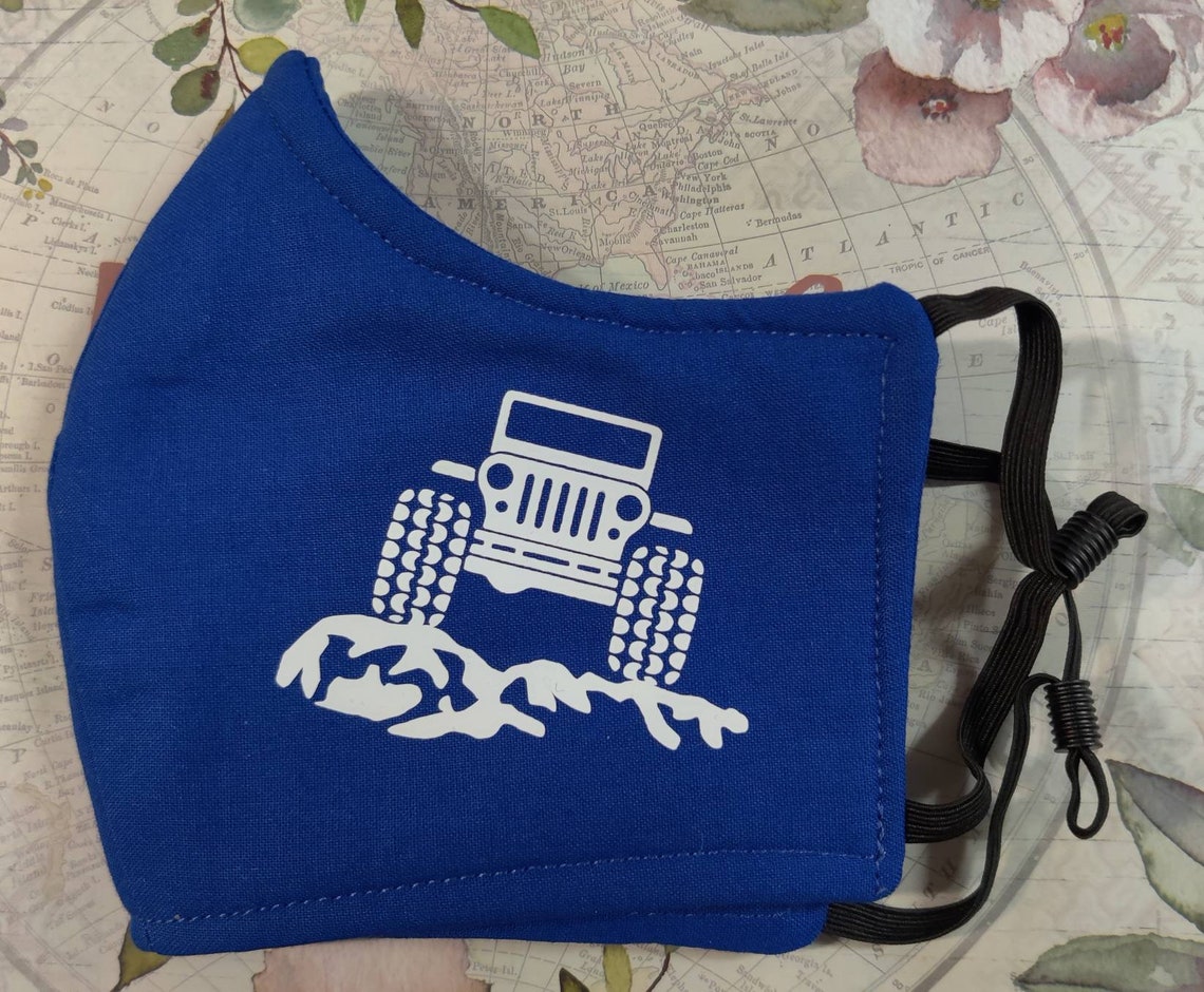 Jeep Design Mask jeep mask jeep face mask Washable Etsy