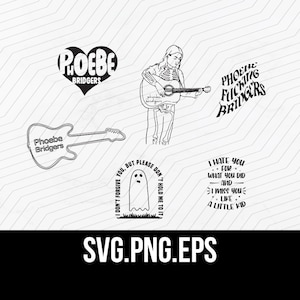 Phoebe Bridgers SVG, PNG, and EPS pack
