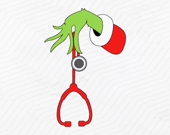 Enfermera Navidad svg, Feliz Navidad, Enfermera svg, Diseño de enfermera, Estetoscopio de enfermera, diseño de sublimación, Sublimación de Navidad, Descarga instantánea