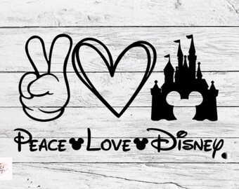 Free Free 57 Peace Love Disney Svg SVG PNG EPS DXF File