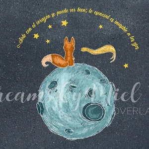 Overlay El Principito Sidewalk Chalk Art