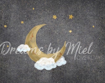 Overlay Moon SideWalk Art