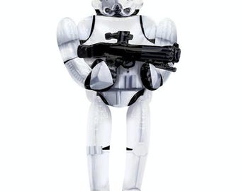 Palloncino in lamina Storm Trooper Air Walker a grandezza naturale da 5 piedi / Palloncino a tema Star Wars della Disney
