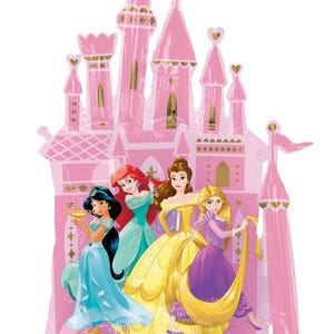 53" Airloonz Disney Princess Balloon, Birthday balloon, Cattle birthday balloon