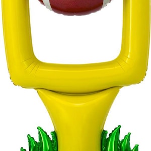 51&quot; AirLoonz Goal Post Balloon, Super Bowl Foil Balloons, Football Party, Self-standing Football goal,Birthday themed balloon