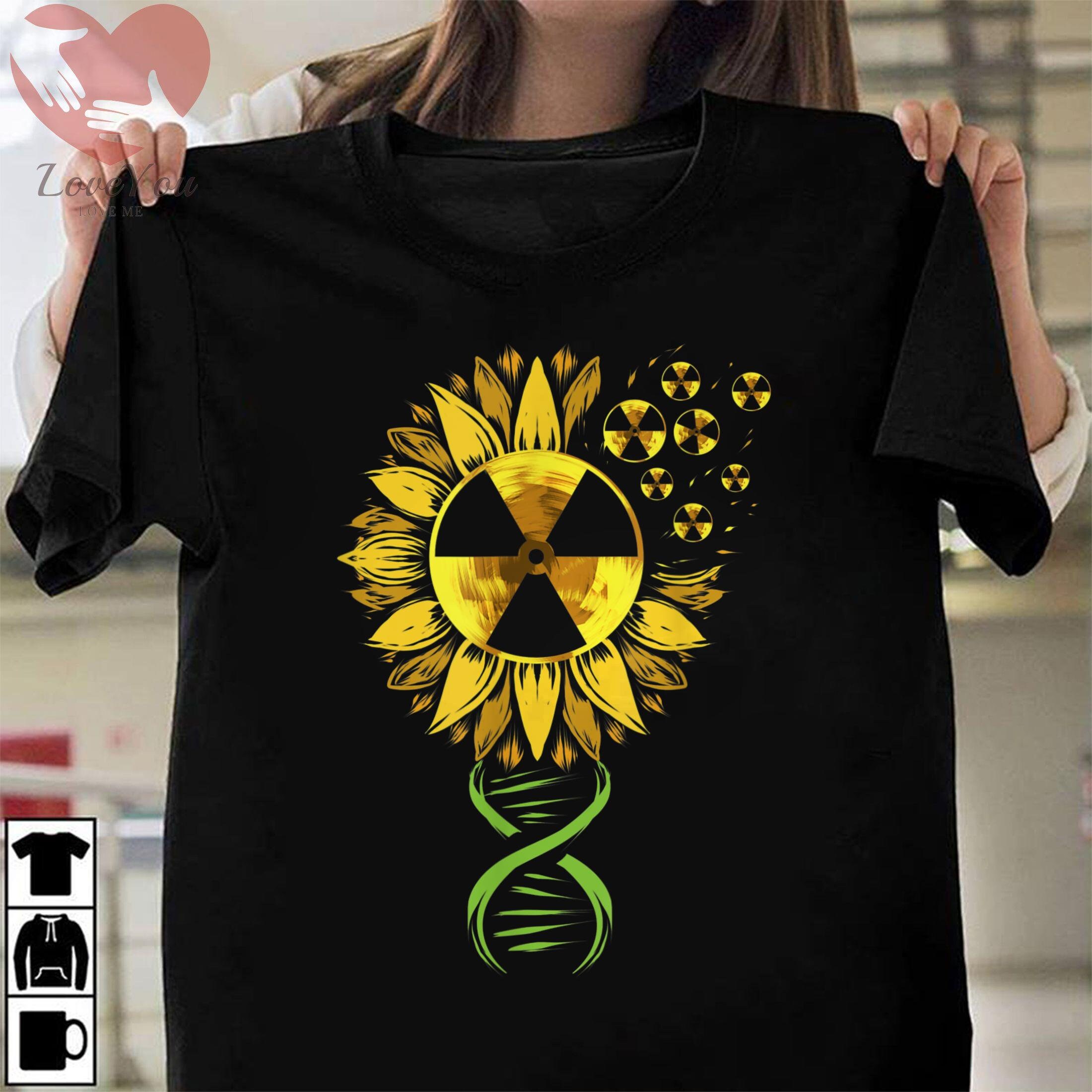 Radiology DNA Sunflower Radiology Technician Gift T Shirt Etsy