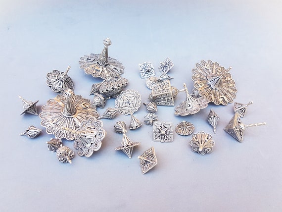 小さなハヌカ ドレイドル、フィリグリー アート ドレイドル、子供用