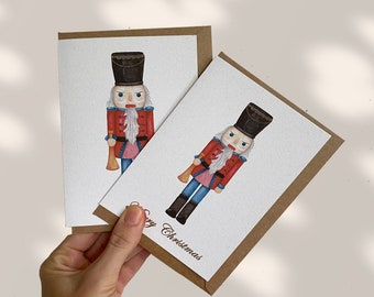 NUTCRACKER greeting cards and gift tags. Handmade, 100% eco-friendly and luxury stationery.