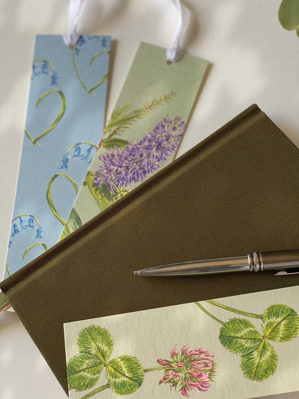 Spring Flowers Bookmarks | Botanical Watercolour Bookmark Set | Nature ...