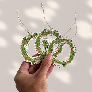 WEIHNACHTSKRANZ Geschenkanhänger