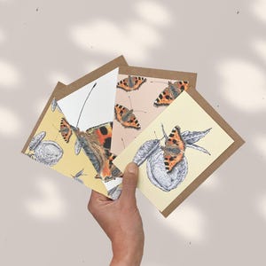 Cartões de felicitações BORBOLETA e LIMÃO