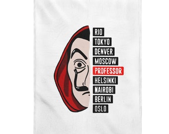 Poster A3 House Paper Professor Tokyo Berlin Moscow Nairobi Money Heist 01 