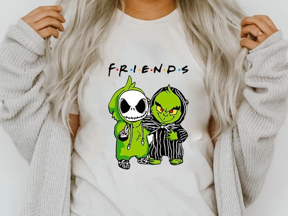 jack skellington and grinch shirt