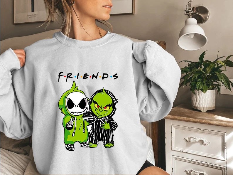 The Grinch Hoodie Cute Holiday Sweatshirt the Nightmare Before Christmas Shirt Jack Skellington Shirt Nightmare Before Christmas Hoodie Etsy