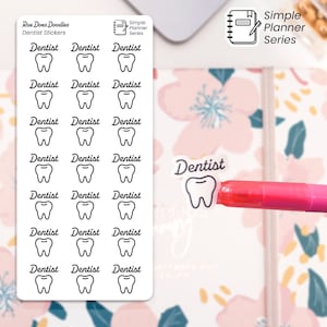 adesivos de planejador de dentista | adesivos de planejador dentário | Adesivos para consulta de dentista
