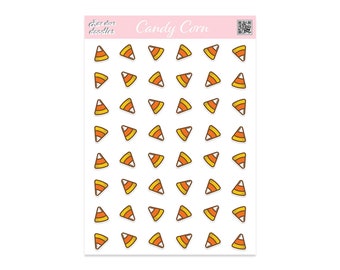 Candy Corn Sticker Sheet