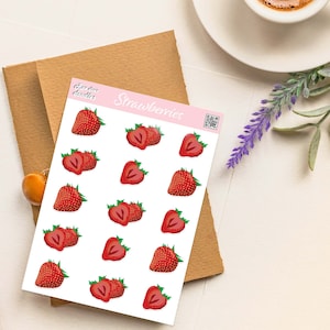 Strawberry Sweet Sticker Sheet