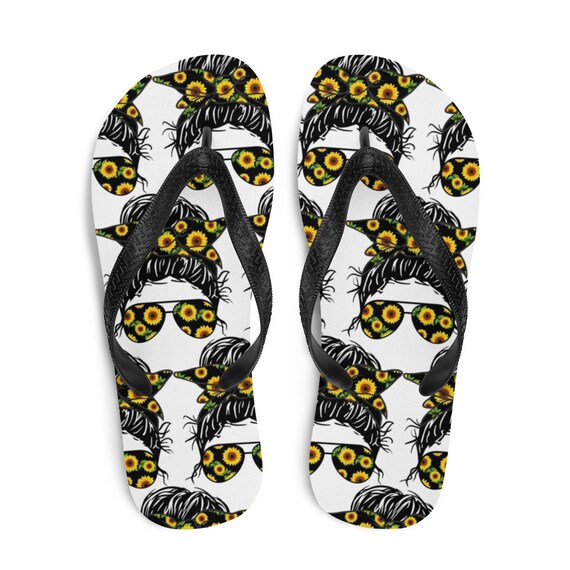 sunflower flip flops