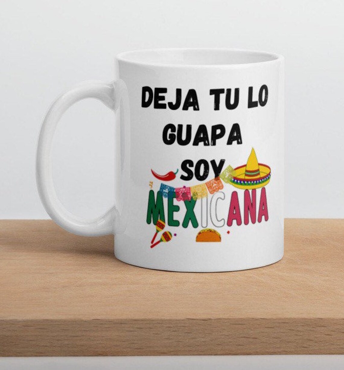 Latina gifts Spanish Mug Coffee Mugs White glossy mug Etsy