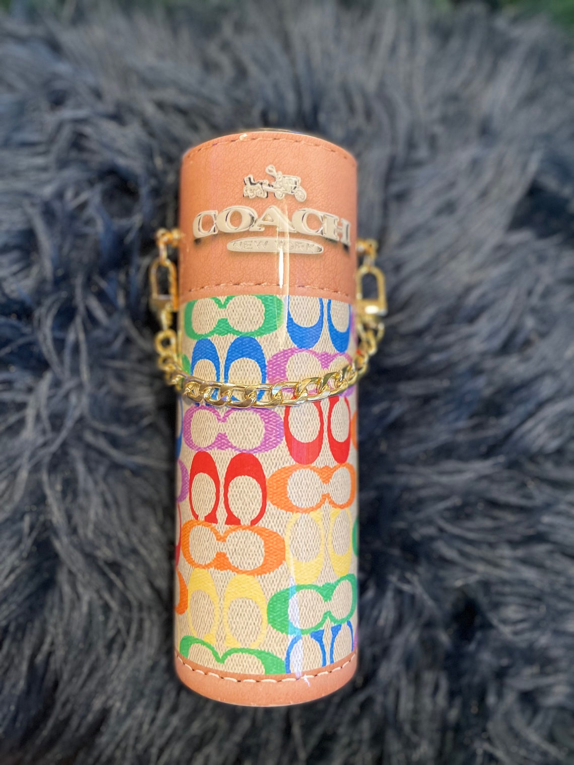 Luxury Designer Chain Bag Tumbler Coach Chain Bag Etsy