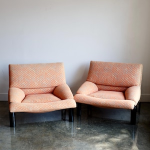 Pair Saporiti Lounge Chairs