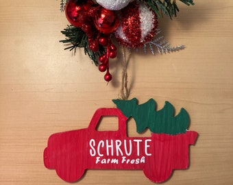 Tree Farm Personalized Ornament | The Office Christmas Ornament