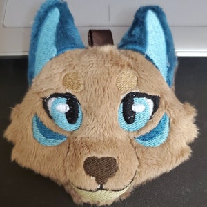 Custom Fursona Plush Keychain