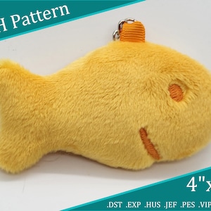 Goldfish Cracker Charm ITH Digital Pattern