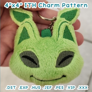Aisha Inspired Plushie Charm ITH Digital Pattern