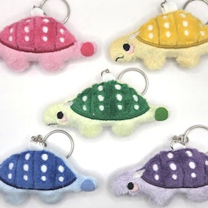 Chibi Dinosaur Plushie Keychain ~ Ankylosaurus - Brachiosaurus- Stegosaurus - Triceratops - Tyrannosaurus Rex ~ Ankylosaurus