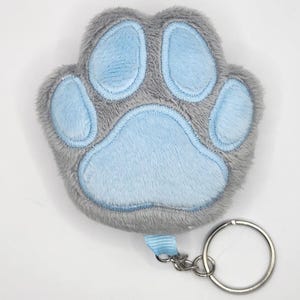 Custom Paw Plushie Keychain