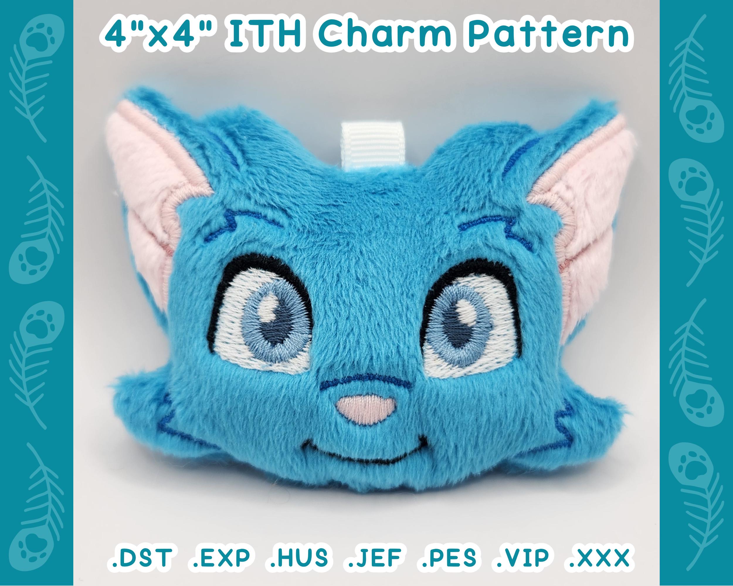 Acara Inspired Plushie Charm ITH Embroidery Pattern - Etsy